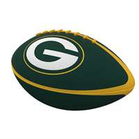 Green Bay Packers Pinwheel Logo Junior-Size Rubber Football