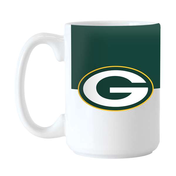 Green Bay Packers 15oz Colorblock Sublimated Mug