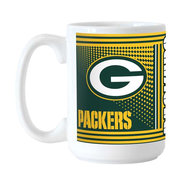 Green Bay Packers 15oz Hero Sublimated Mug