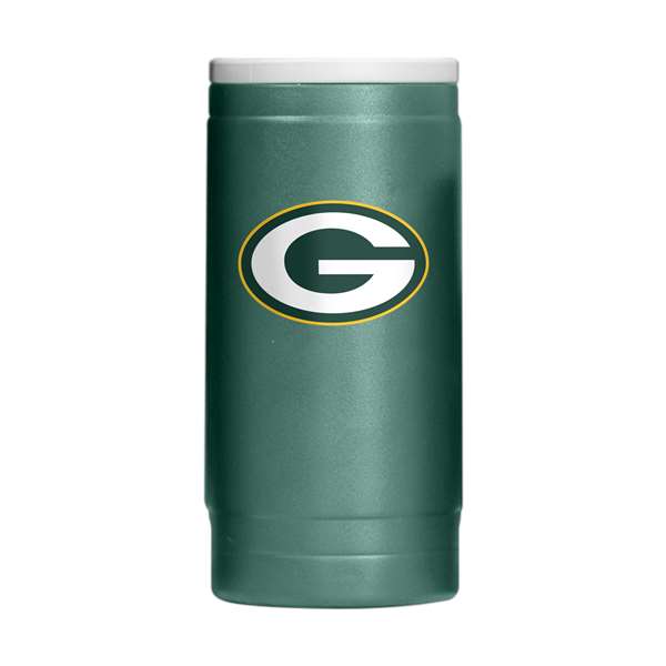 Green Bay Packers Flipside Powder Coat Slim Can Coolie