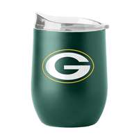 Green Bay Packers 16oz Flipside Powder Coat Curved Beverage