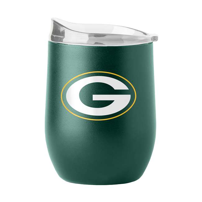 Green Bay Packers 16oz Flipside Powder Coat Curved Beverage  