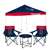 Houston Texans Canopy Tailgate Bundle - Set Includes 9X9 Canopy, 2 Chairs and 1 Side Table   