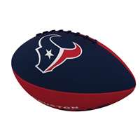 Houston Texans Pinwheel Logo Junior-Size Rubber Football