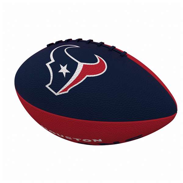 Houston Texans Pinwheel Logo Junior-Size Rubber Football