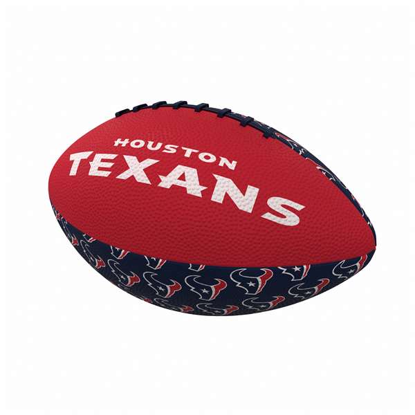 Houston Texans Repeating Mini-Size Rubber Football