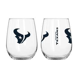 Houston Texans 16oz Gameday Curved Beverage Glass