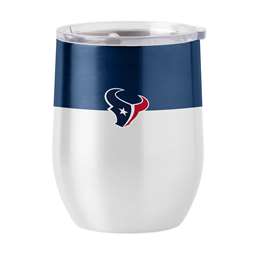 Houston Texans Colorblock 16oz Stainless Curved Beverage  