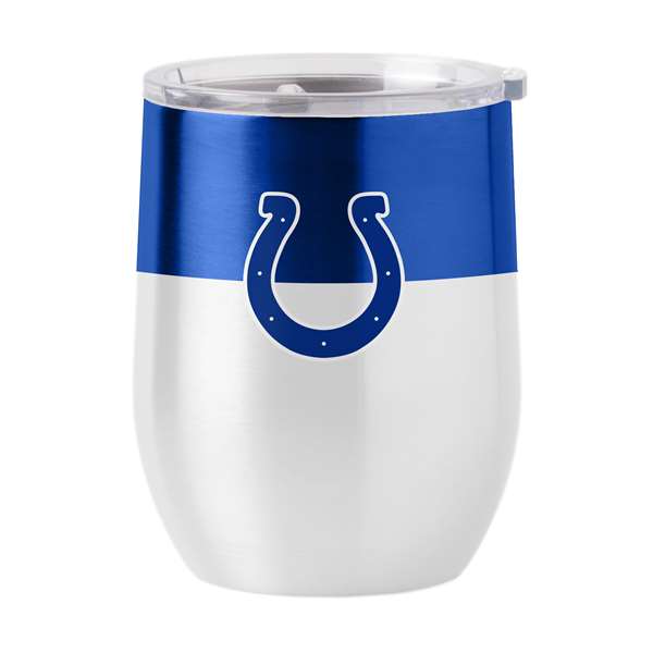 Indianapolis Colts Colorblock 16oz Stainless Curved Beverage  