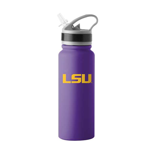 LSU 25oz Logo Single Wall Flip Top Bottle