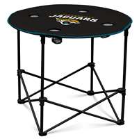 Jacksonville Jaguars Round Folding Table with Carry Bag