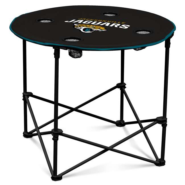 Jacksonville Jaguars Round Folding Table with Carry Bag