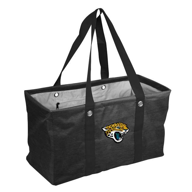 Jacksonville Jaguars Crosshatch Picnic Tailgate Caddy Tote Bag