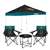 Jacksonville Jaguars Canopy Tailgate Bundle - Set Includes 9X9 Canopy, 2 Chairs and 1 Side Table