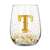 Texas Rangers 16oz Glitz Curved Beverage Glass