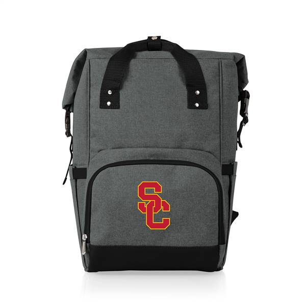 USC Trojans Roll Top Backpack Cooler