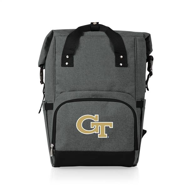 Georgia Tech Yellow Jackets Roll Top Backpack Cooler