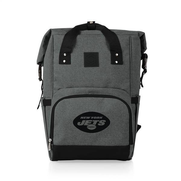 New York Jets Roll Top Cooler Backpack