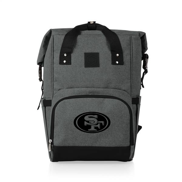 San Francisco 49ers Roll Top Cooler Backpack