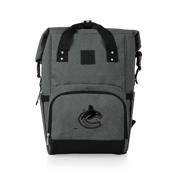 Vancouver Canucks Roll Top Cooler Backpack