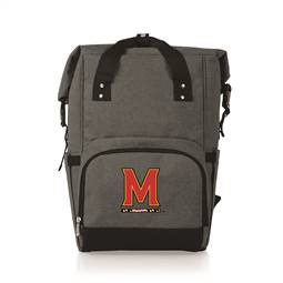 Maryland Terrapins Roll Top Backpack Cooler