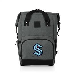 Seattle Kraken Roll Top Cooler Backpack