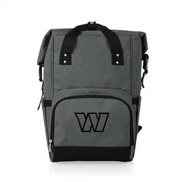 Washington Commanders Roll Top Cooler Backpack