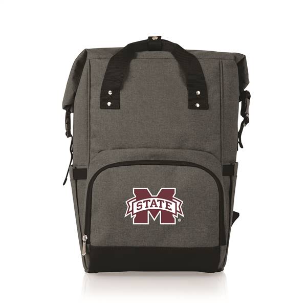 Mississippi State Bulldogs Roll Top Backpack Cooler
