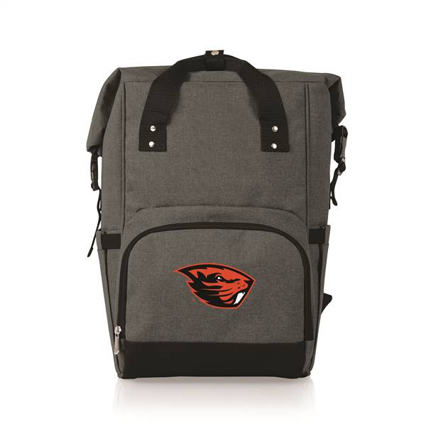 Oregon State Beavers Roll Top Backpack Cooler