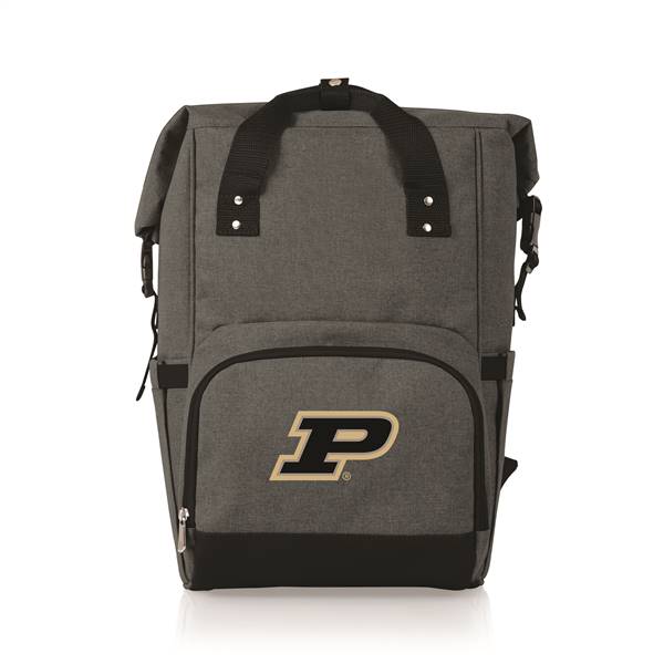 Purdue Boilermakers Roll Top Backpack Cooler