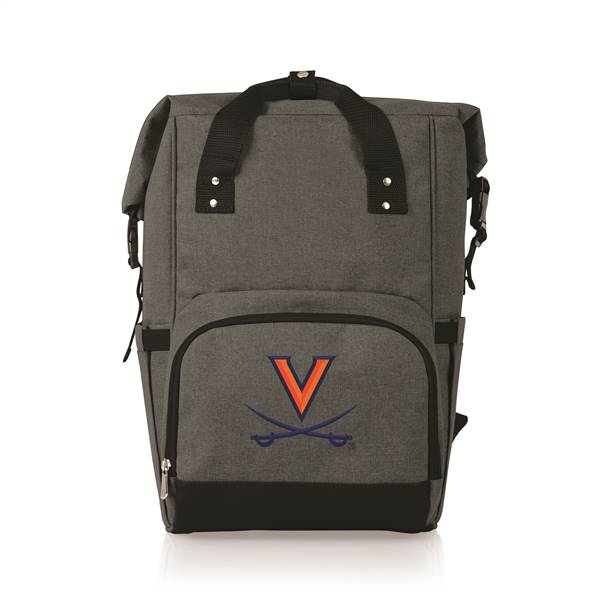 Virginia Cavaliers Roll Top Backpack Cooler