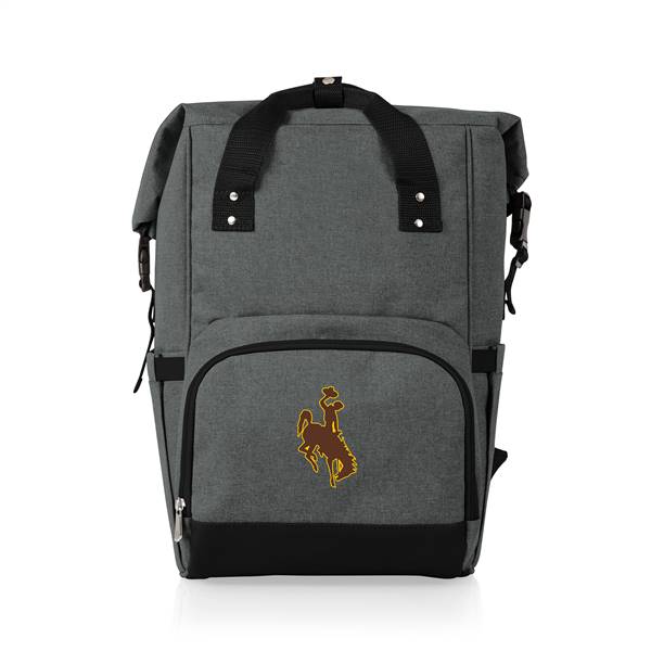 Wyoming Cowboys Roll Top Backpack Cooler   
