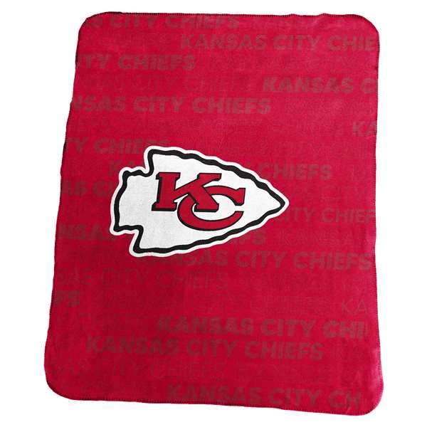 Kansas City Chiefs Classic Fleece Blanket 50 X 60 inches