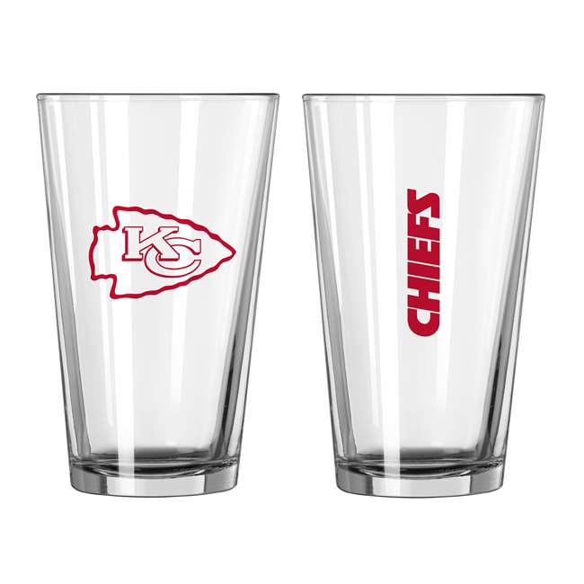 Kansas City Chiefs 16oz Pint Beverage Glass