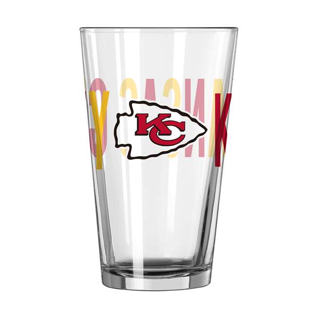 Kansas City Chiefs 16oz Overtime Pint Glass
