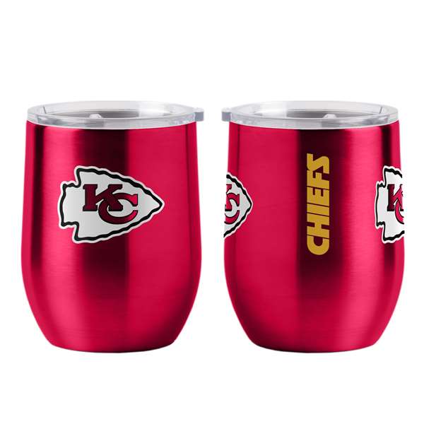 Kansas City Chiefs 16oz Stainless Curved Beverage