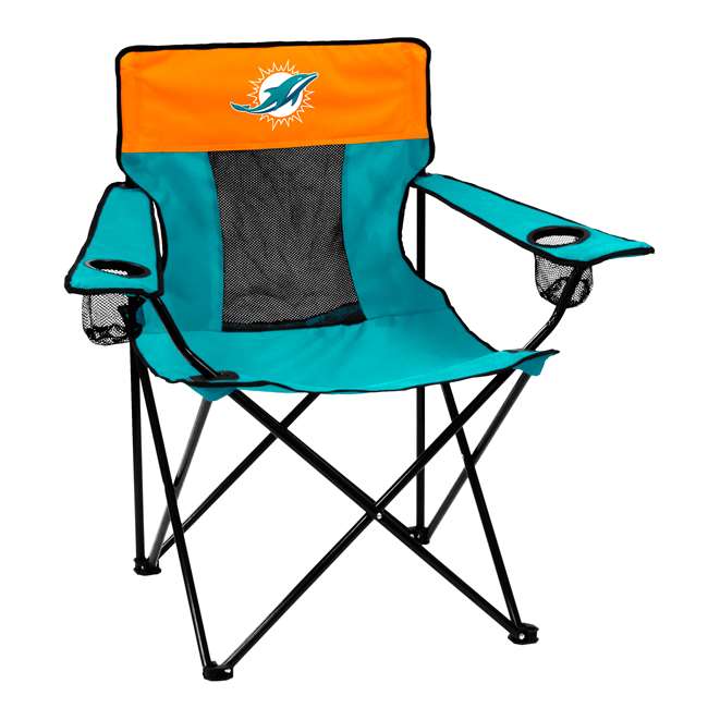 Miami Dolphins Elite Folding Chair with Carry Bag