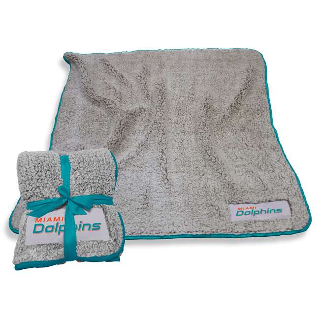 Miami Dolphins Frosty Fleece Blanket 50 X 60 inches