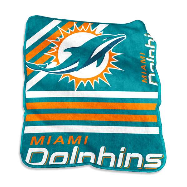 Miami Dolphins Raschel Thorw Blanket