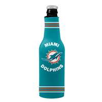 Miami Dolphins Crest Logo Bottle Coozie