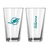 Miami Dolphins 16oz Gameday Pint Glass