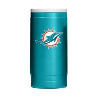 Miami Dolphins Flipside Powder Coat Slim Can Coolie