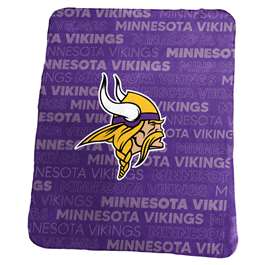Minnesota Vikings Classic Fleece Blanket 50 X 60 inches