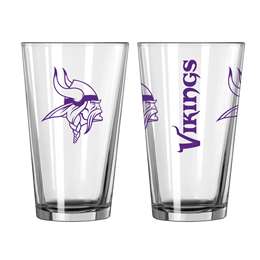 Minnesota Vikings 16oz Gameday Pint Glass
