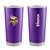 Minnesota Vikings 20oz Stainless Steel Tumbler