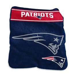 New England Patriots 60x80 Raschel Throw Blanket