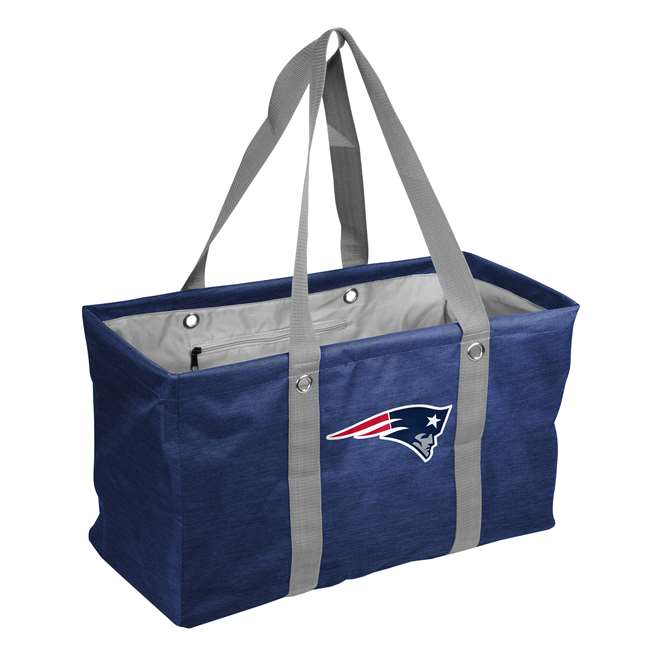 New England Patriots Crosshatch Picnic Tailgate Caddy Tote Bag