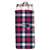 New England Patriots Plaid Slim Can Coozie