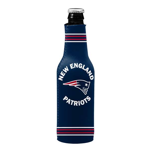 New England Patriots Crest Logo Bottle Coozie