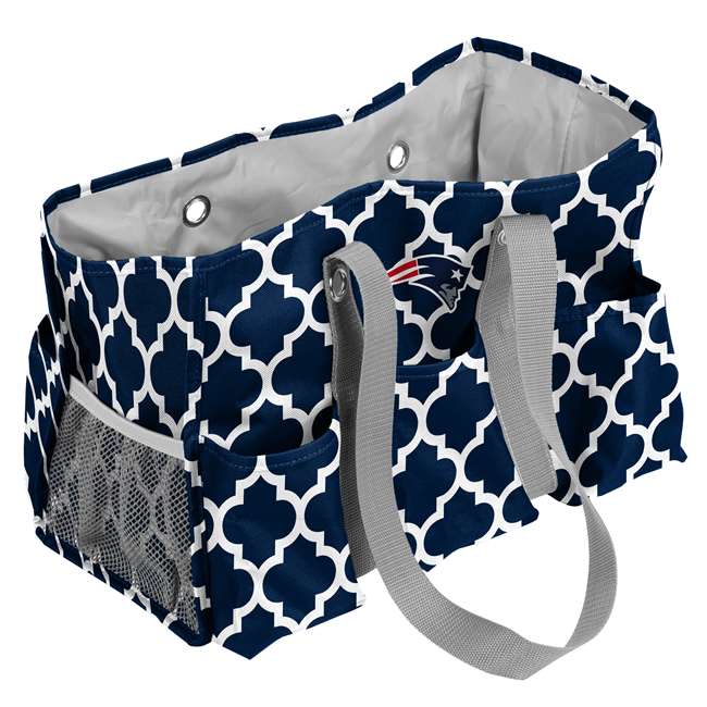 New England Patriots Quatrefoil Jr Caddy